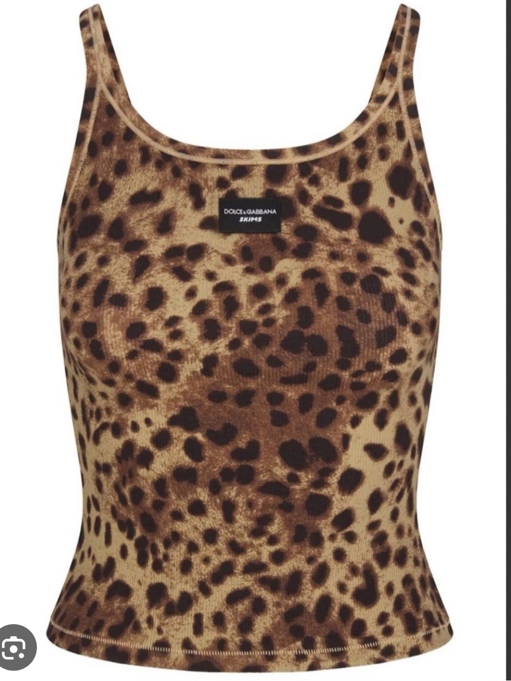 SKIMS x Dolce & Gabbana Cotton Rib Tank - Picture 2 of 6